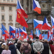 Protivládní proruská demonstrace na Staroměstském náměstí